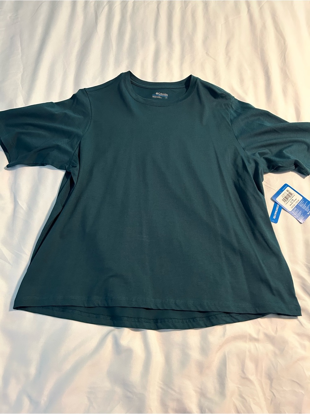 Columbia Women’s Short Sleeve Crew Tee - Teal Green